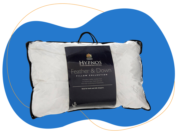 Hypnos low top profile latex pillow